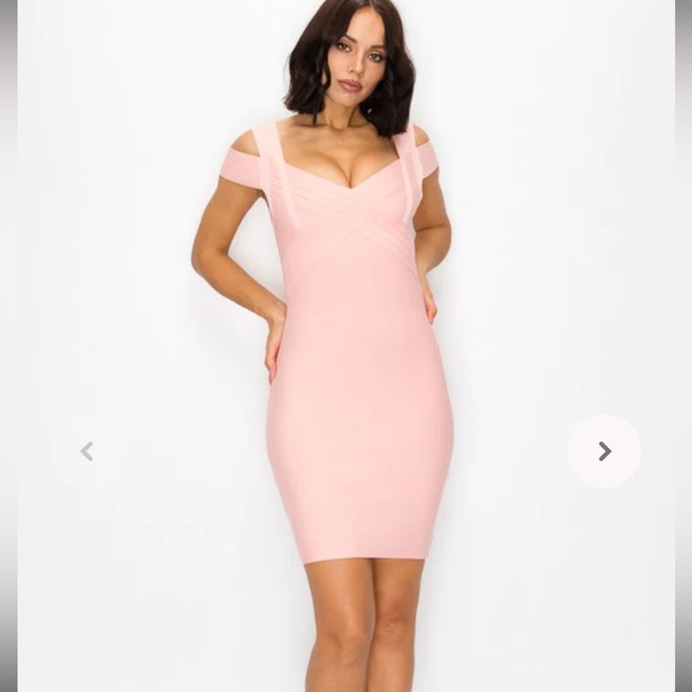 Bandage Cocktail Dress - Picture 5 of 8